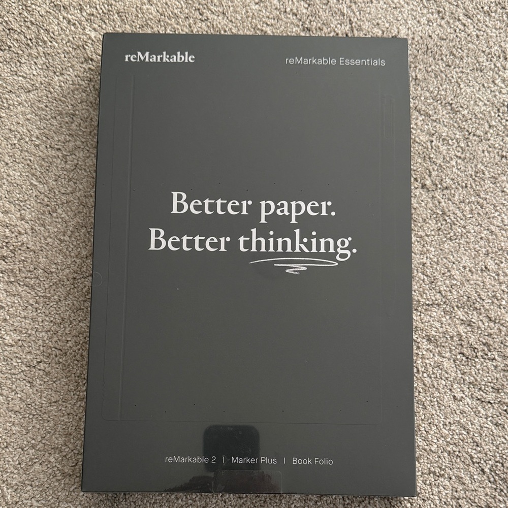 reMarkable Essentials Book Folio - Black